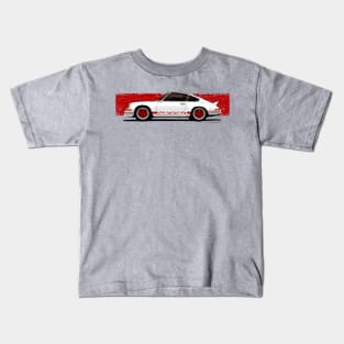 The iconic German sports car with red stripes Kids T-Shirt